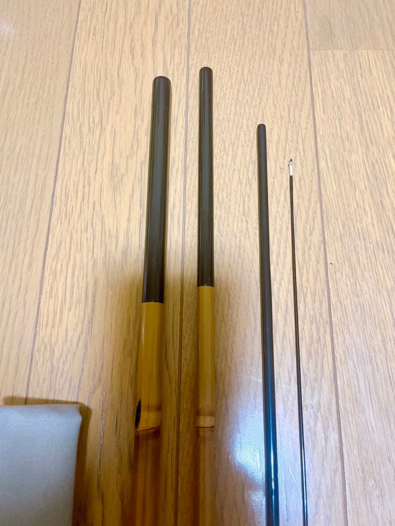 超希少　美品　へら竿　雲影作　巣楽　14.2