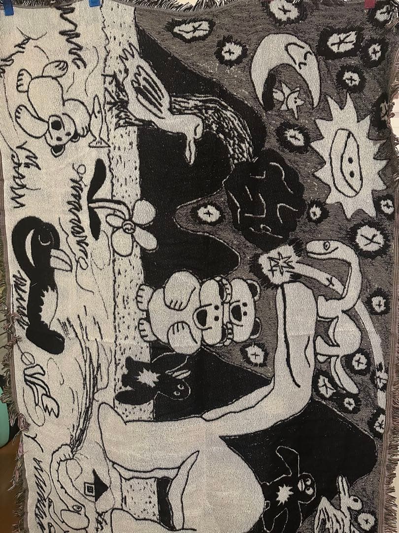 unico×Daisuke Kondo ブラウンケット　モノトーン