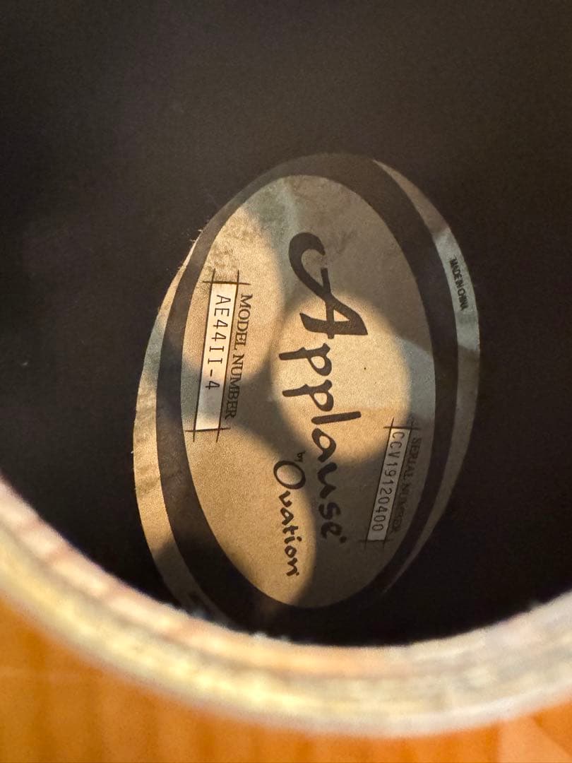 Ovation Applause アコースティックギター カッタウェイ