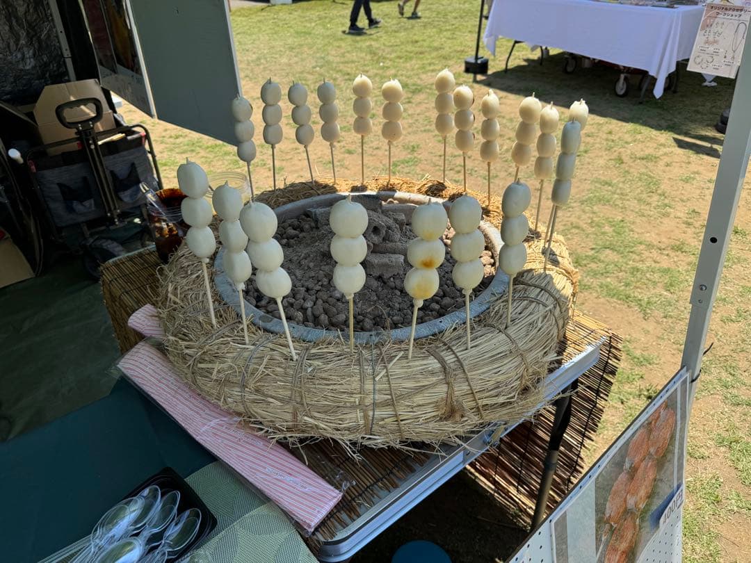 団子、海鮮串焼き用火床