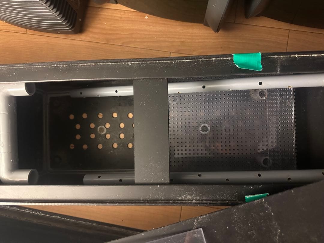 90cm上部式フィルターとレイシー水陸両用ポンプＲSD-40A