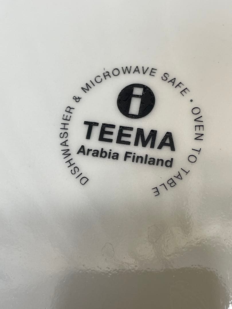 イッタラ アラビア ダブルネーム ティーマ 皿 25.5㎝ 2枚