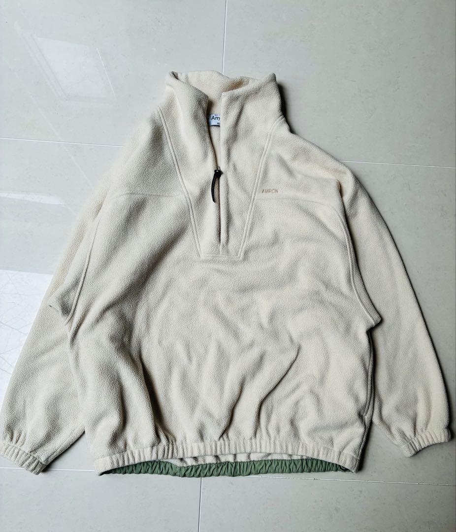 【別注】Americana アメリカーナ フリース　ハーフジップ　プルオーバー