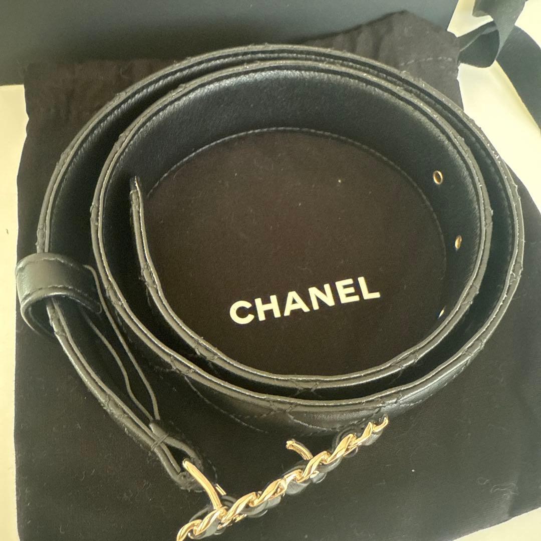 Mさん専用　CHANEL ブラック キルティング ベルト