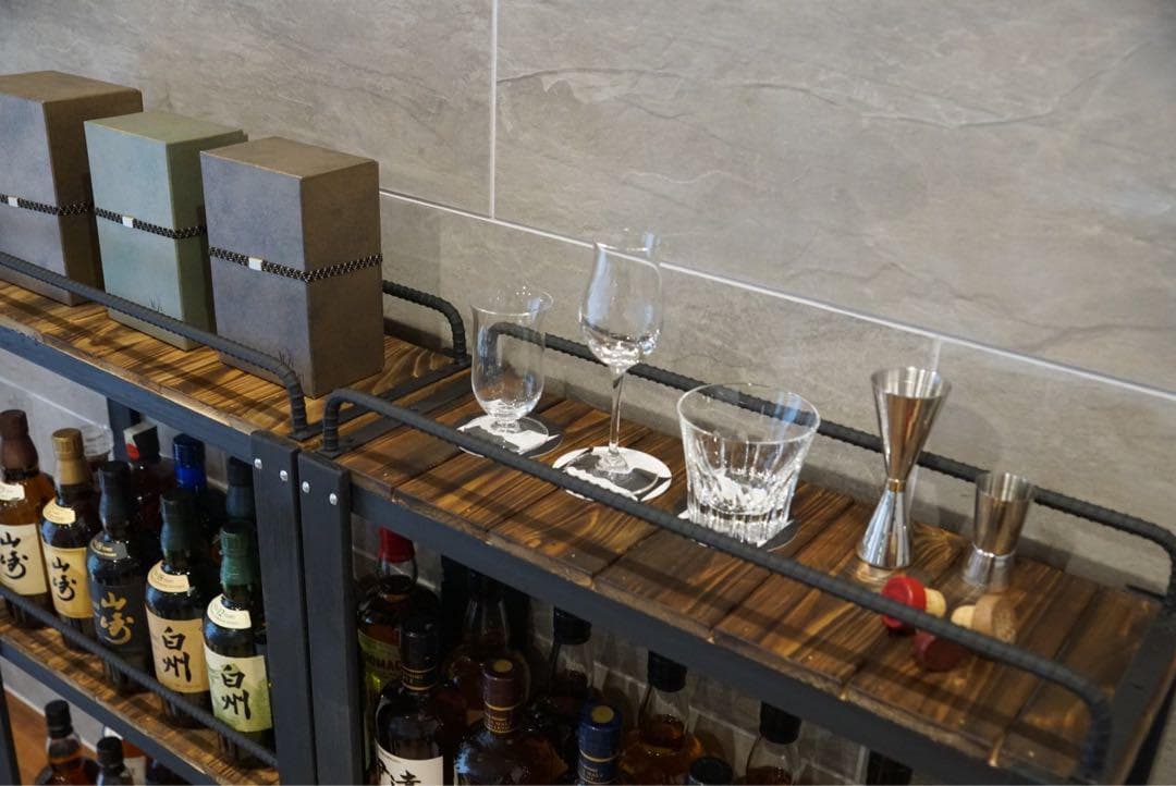 特大ウィスキーラック　飾り棚　ディスプレイラック　男前インテリア　棚 101