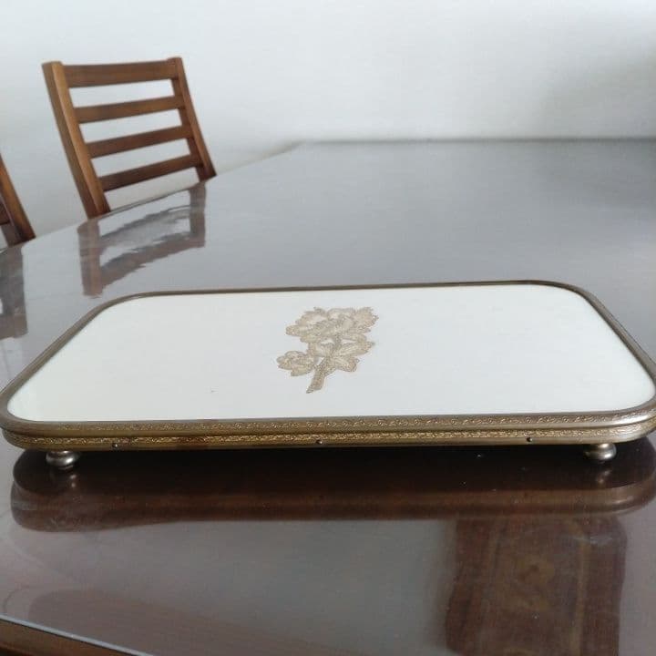 イギリスアンティーク4点セット⭐︎トレイ⭐︎ケース⭐︎アップル型トレイ⭐︎ブラシ