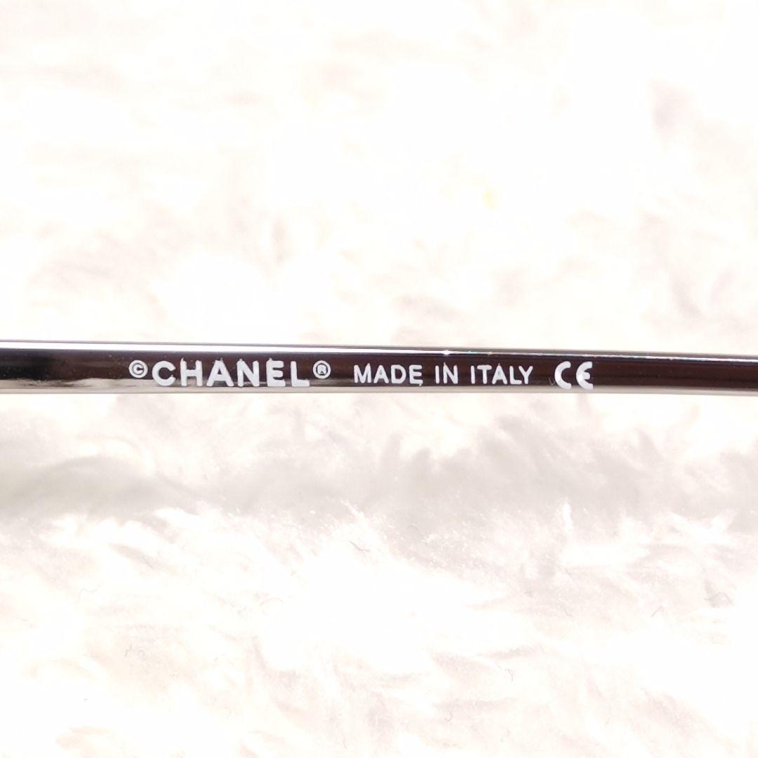 CHANEL リムレス サングラス ココマーク シルバーフレーム