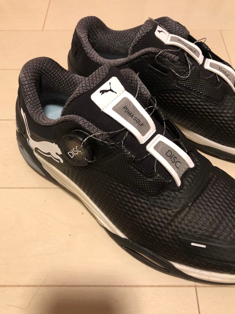 PUMA GOLF DISC ブラック ゴルフシューズ