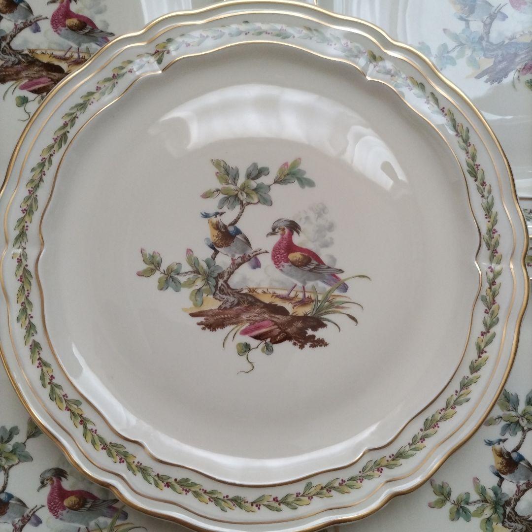 【美品】リモージュ　ベルナルド　B&C　シュブルーズ　ディナー皿　５枚セット