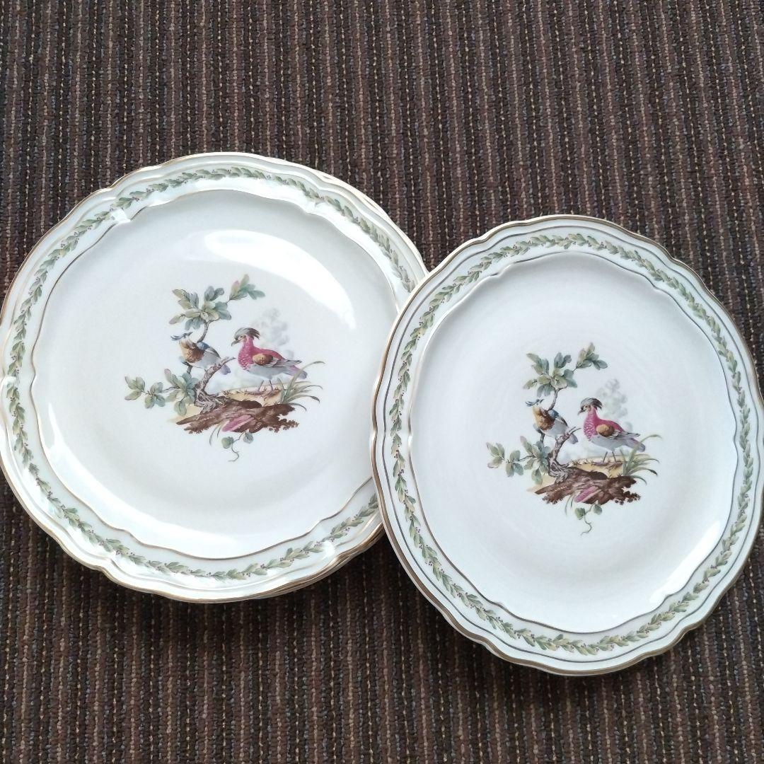 【美品】リモージュ　ベルナルド　B&C　シュブルーズ　ディナー皿　５枚セット