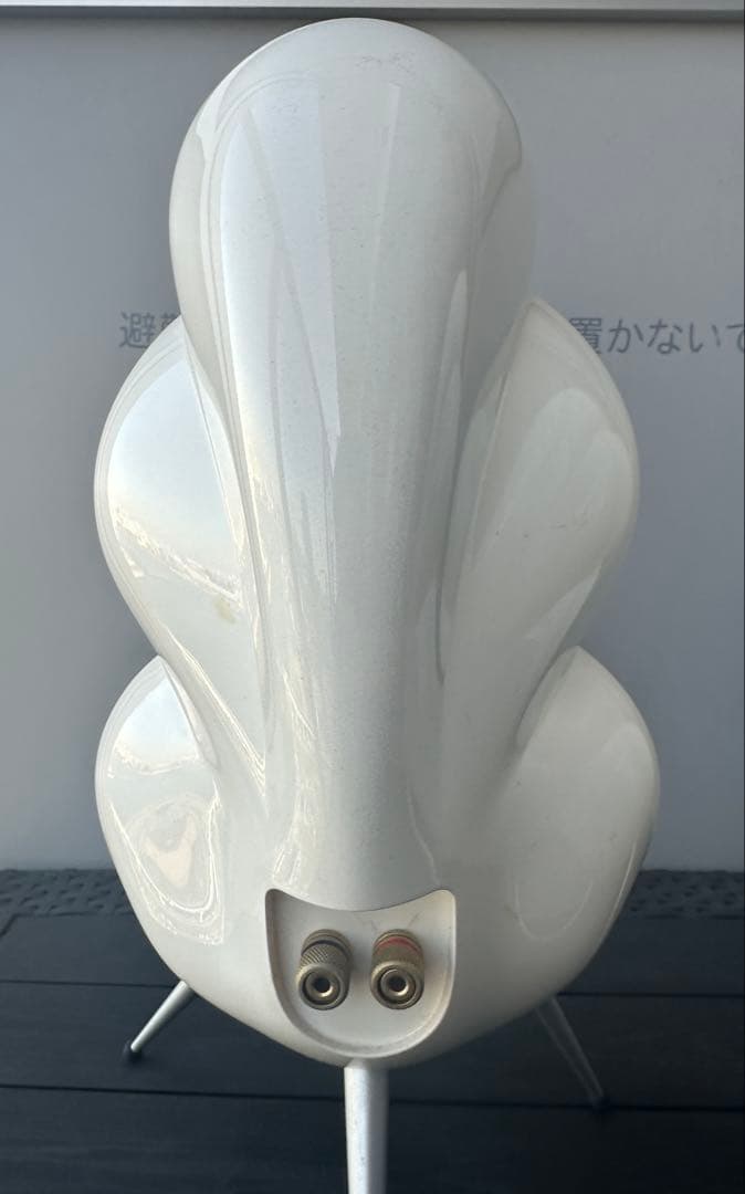 スキャンダイナ ミニポッド スピーカー ペア ホワイト ブルールーム デンマーク