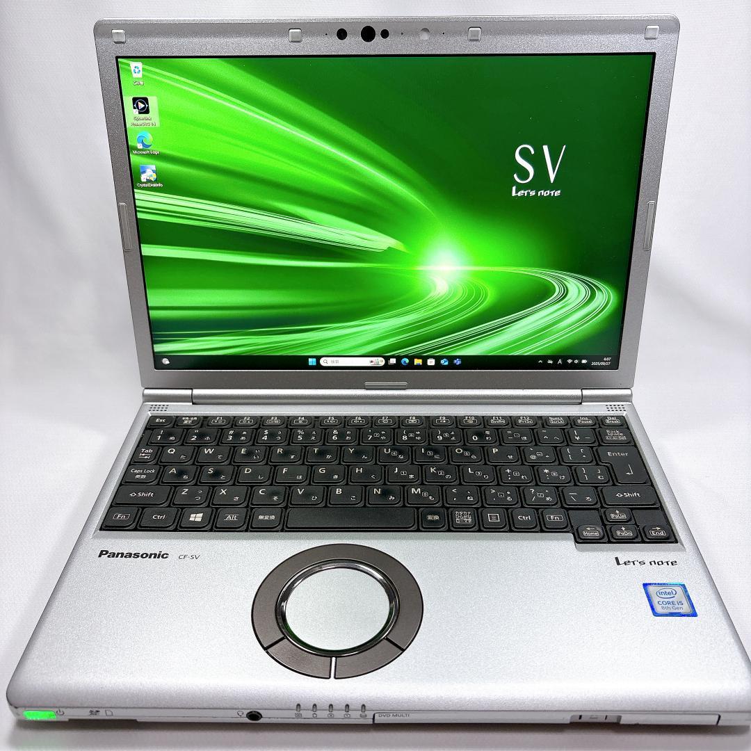 ★超軽量0.95kg×DVD付き★ Let’s note CF-SV8 830