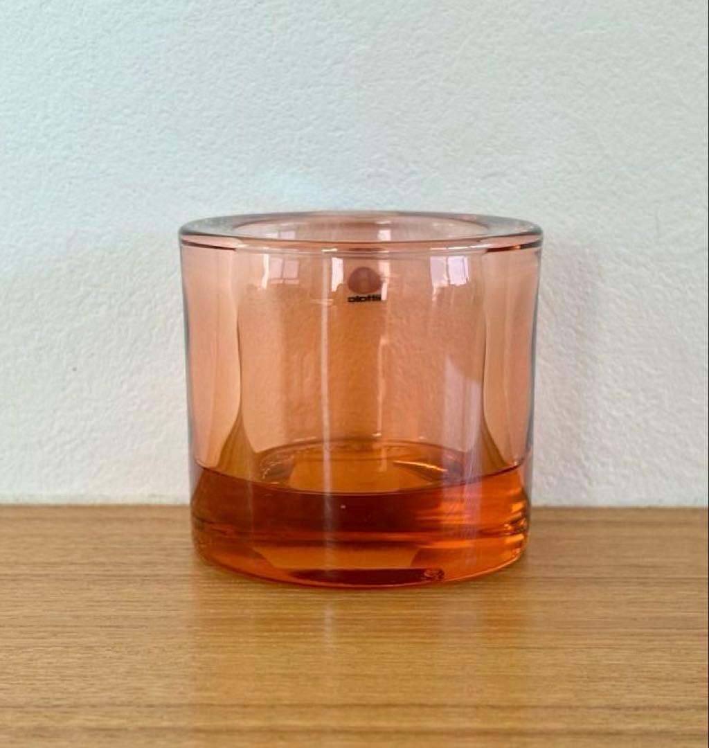 /イッタラ kivi/キビ キャンドルホルダー サーモンピンク