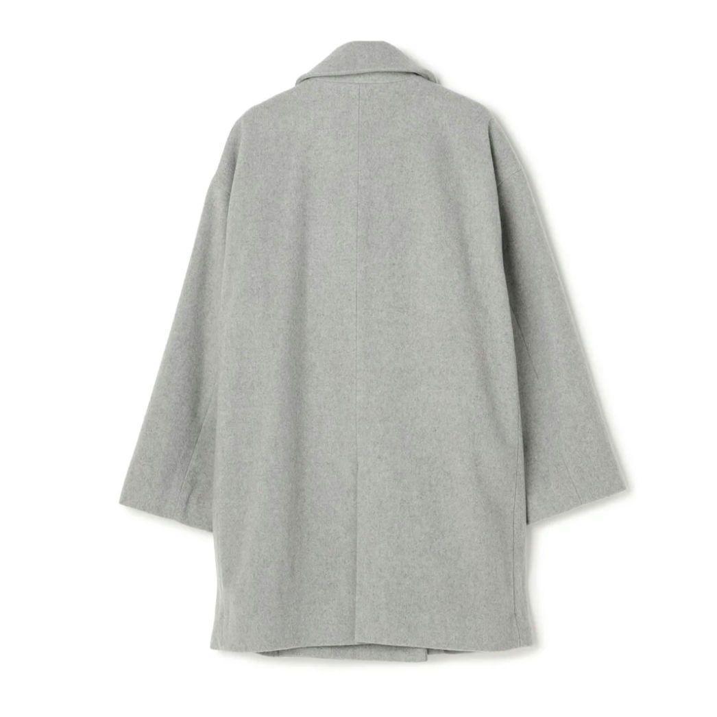 新品　n.o.r.c　メルトンPコート　40700円　サイズ２　ゆったりデザイン