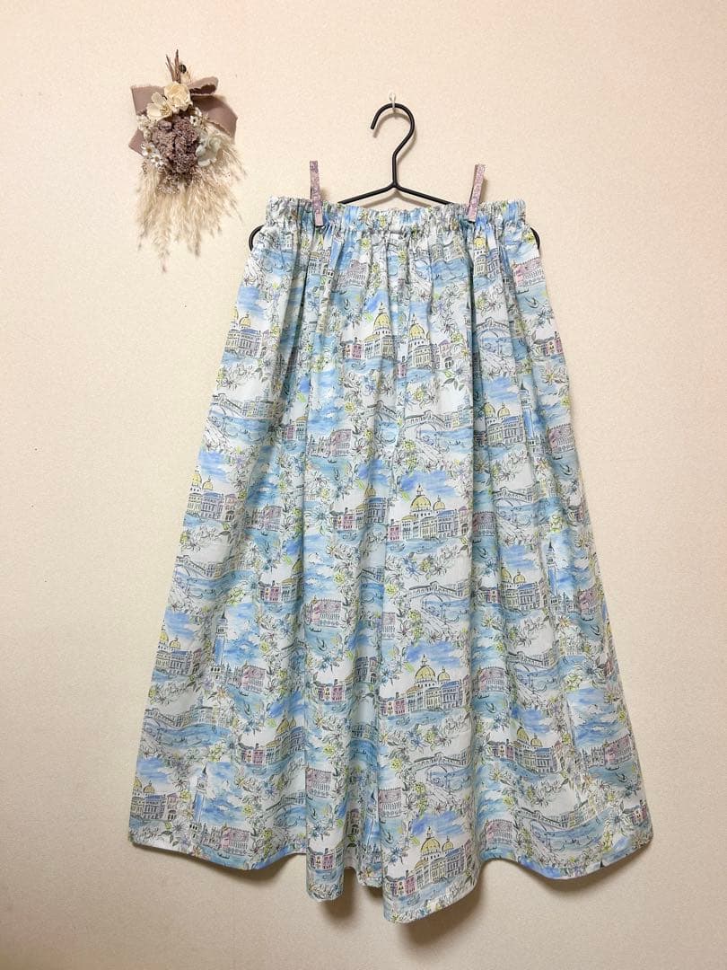 リバティ生地使用☆ハンドメイドのガウチョパンツ☆ヴェネツィア