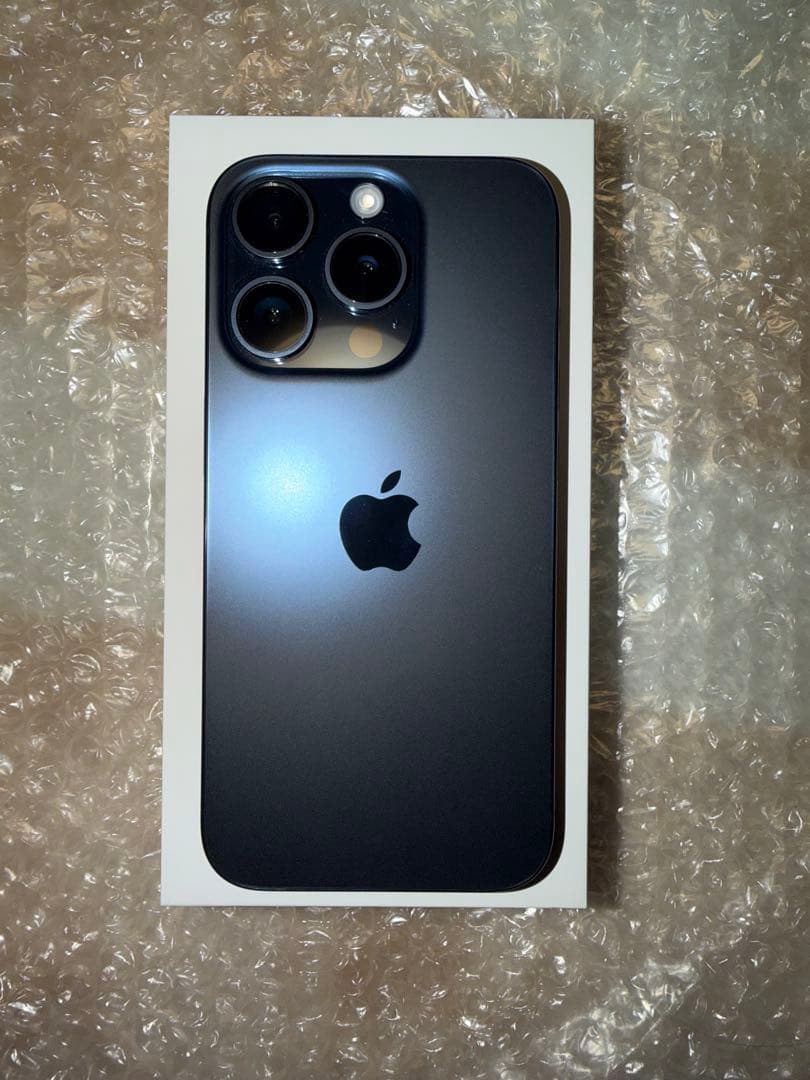 iPhone15pro 128GB ブルーチタニウム SIMロックなし