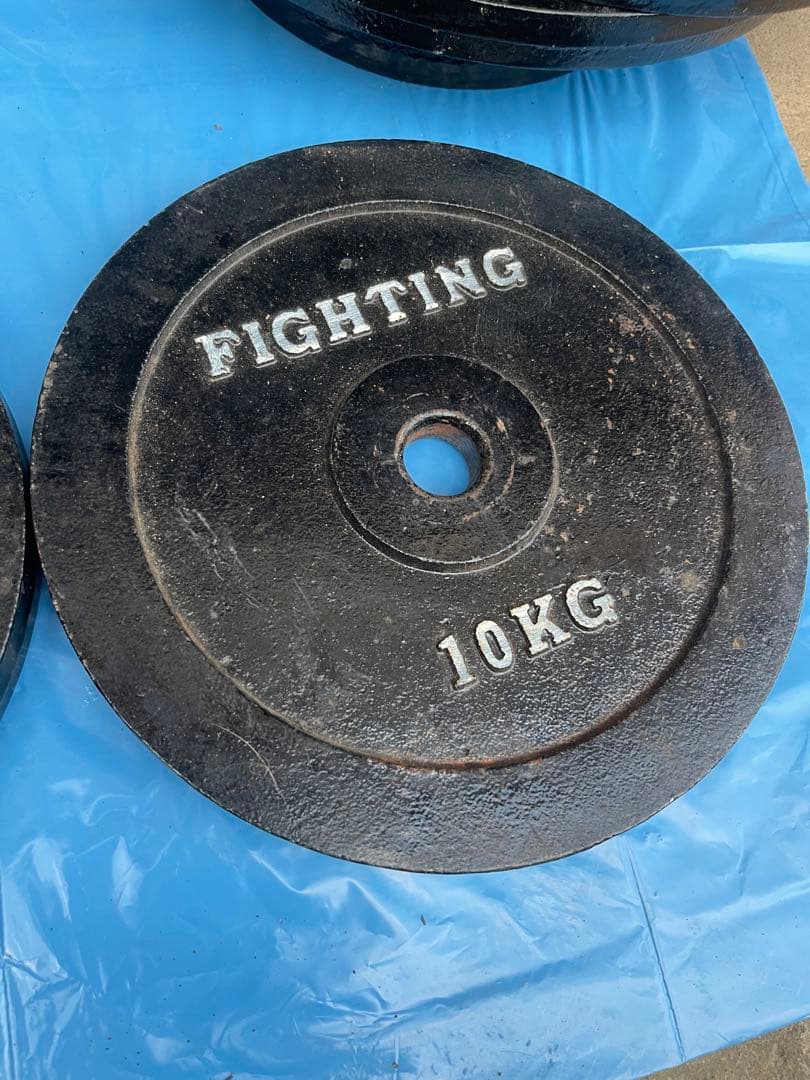 FIGHTING ウエイトプレート 10KG ×2