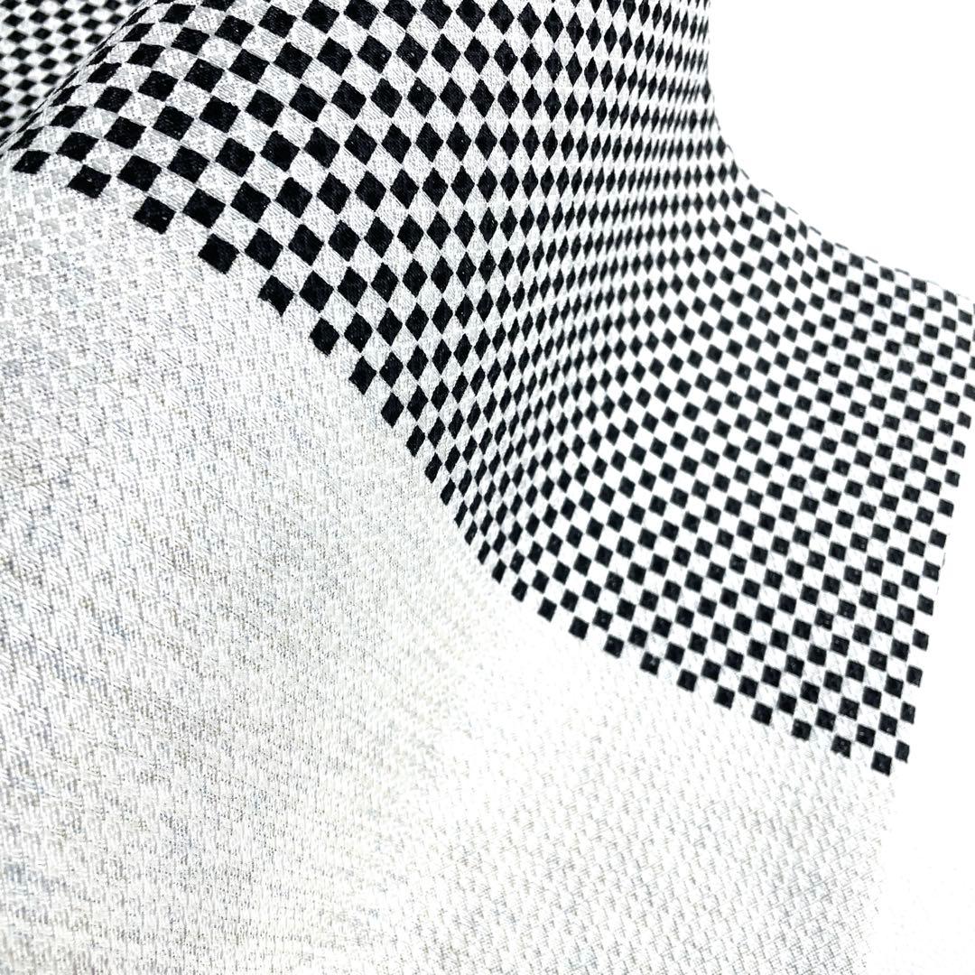 専用 帯5045 ●高級 正絹 全通 袋帯 市松模様