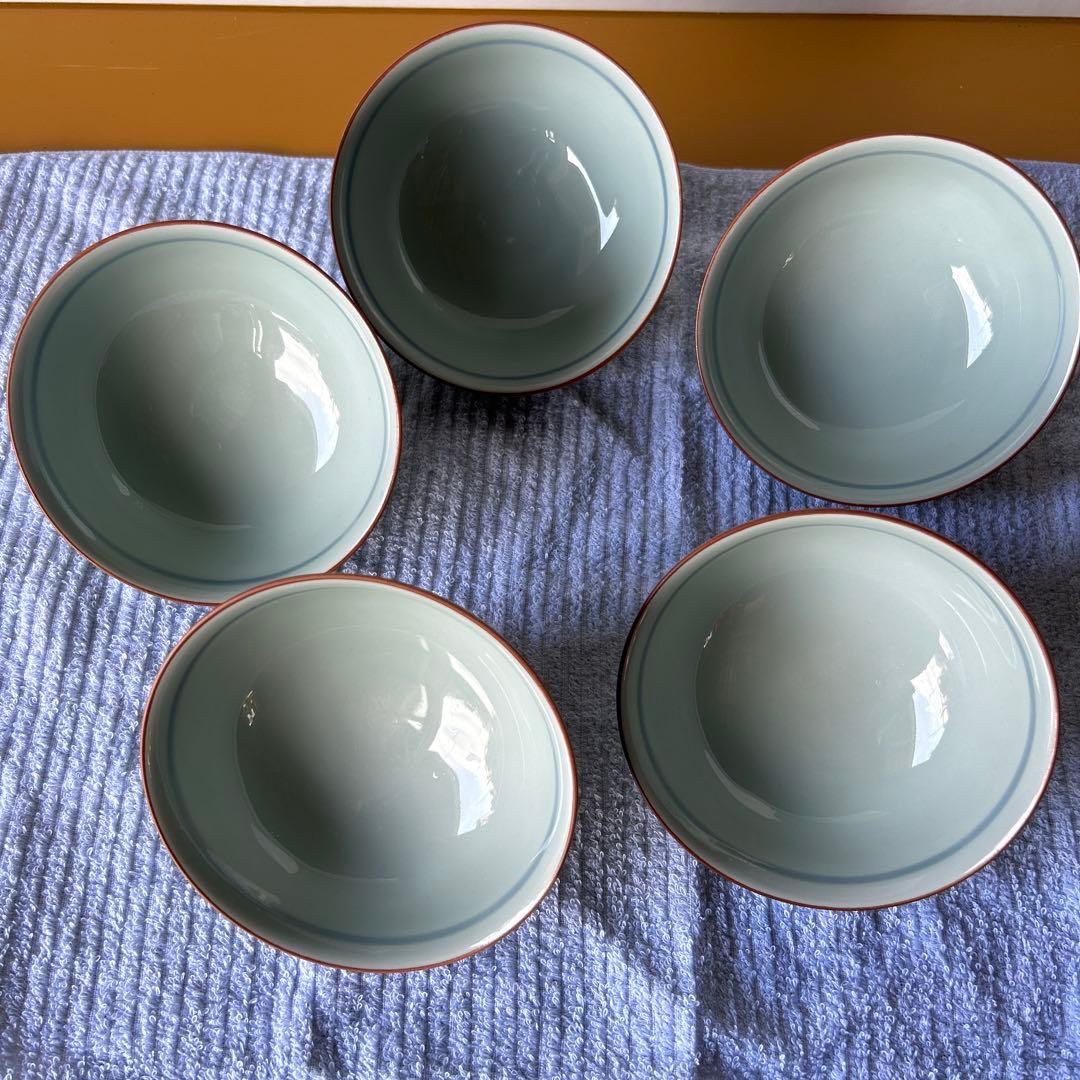 15、有田焼　清山　茶碗　5枚セット
