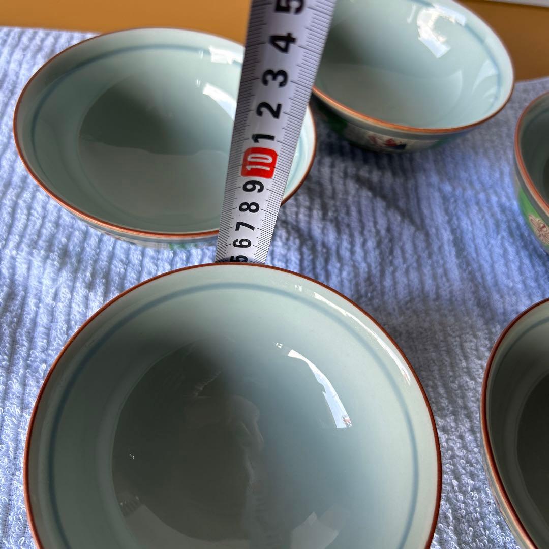 15、有田焼　清山　茶碗　5枚セット