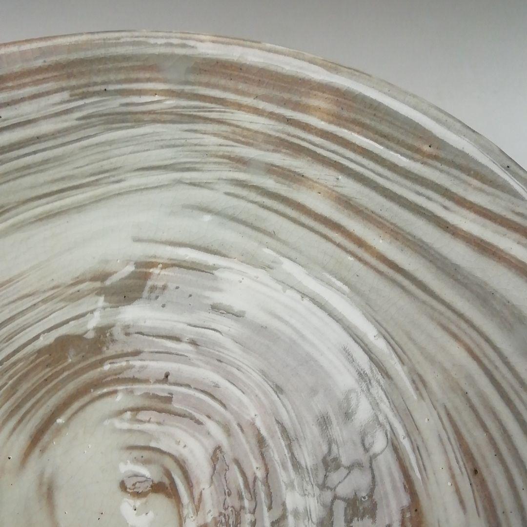 Ｔ３９０　茶碗　『刷毛目　平茶碗』『寿平 造』　共箱　抹茶碗　茶道具