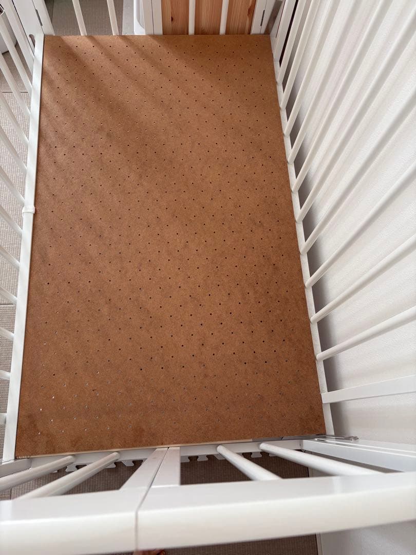 【日本製】スリーピー　ベビーベッド　ハイタイプ　折りたたみ　木製