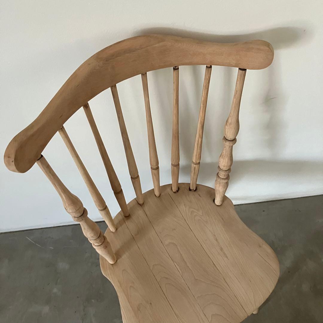 レトロ　アンティーク　古道具　古家具　剥離家具　ストリップド　ウィンザーチェア