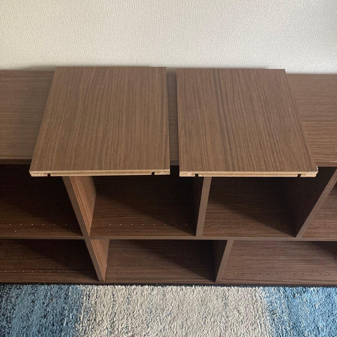 ニトリ　本棚　ダークブラウン　追加板2枚