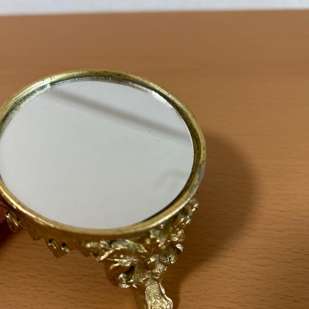 ビンテージ　ミラースタンド　置物