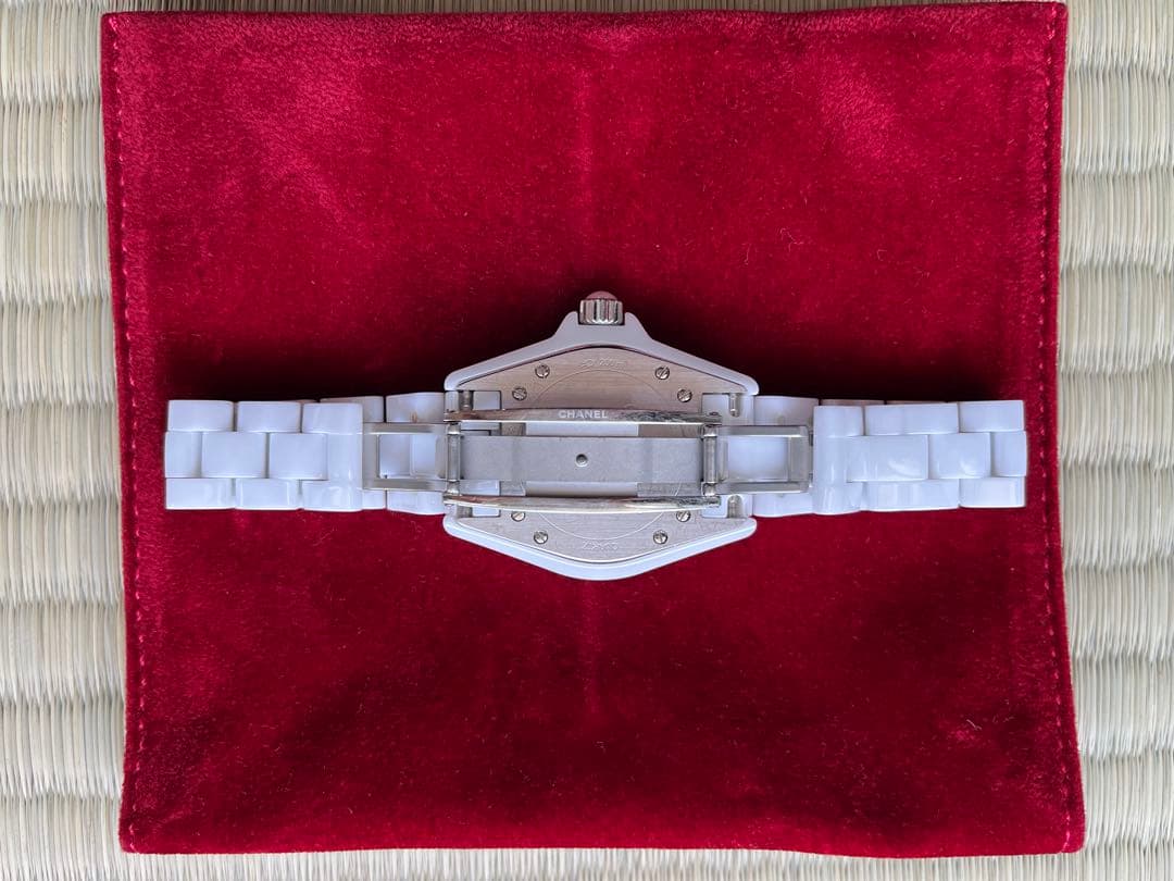 極美品☆CHANEL☆シャネル☆J12☆ホワイトセラミック☆H0968☆保証あり