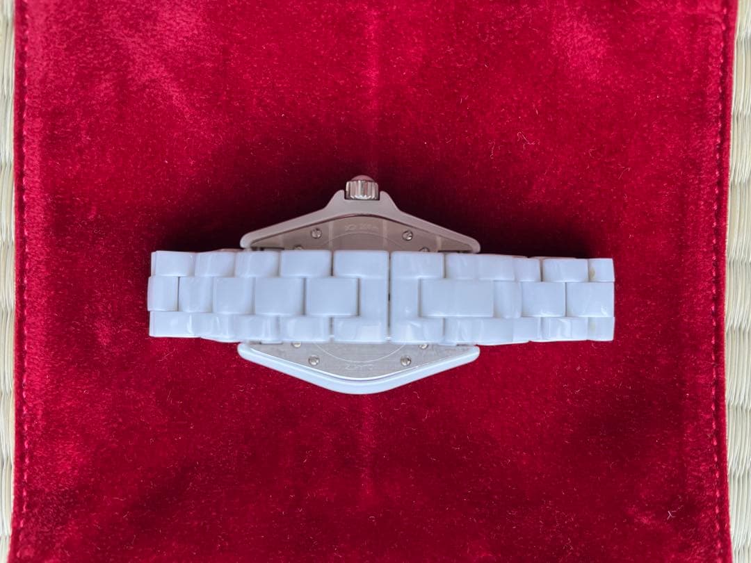 極美品☆CHANEL☆シャネル☆J12☆ホワイトセラミック☆H0968☆保証あり