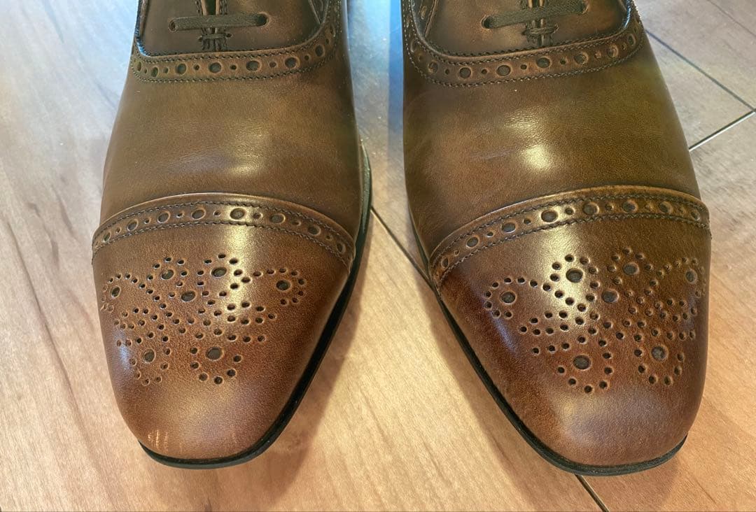 Salvatore Ferragamo ブローグシューズ ブラウン