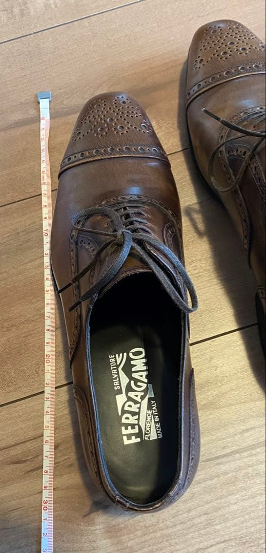 Salvatore Ferragamo ブローグシューズ ブラウン