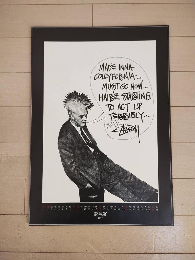 土日限定価格スチューシー20th Anniversary カレンダー★ポスターに