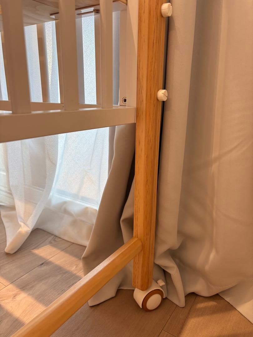 大和屋 pattan II ベビーベッド ホワイト