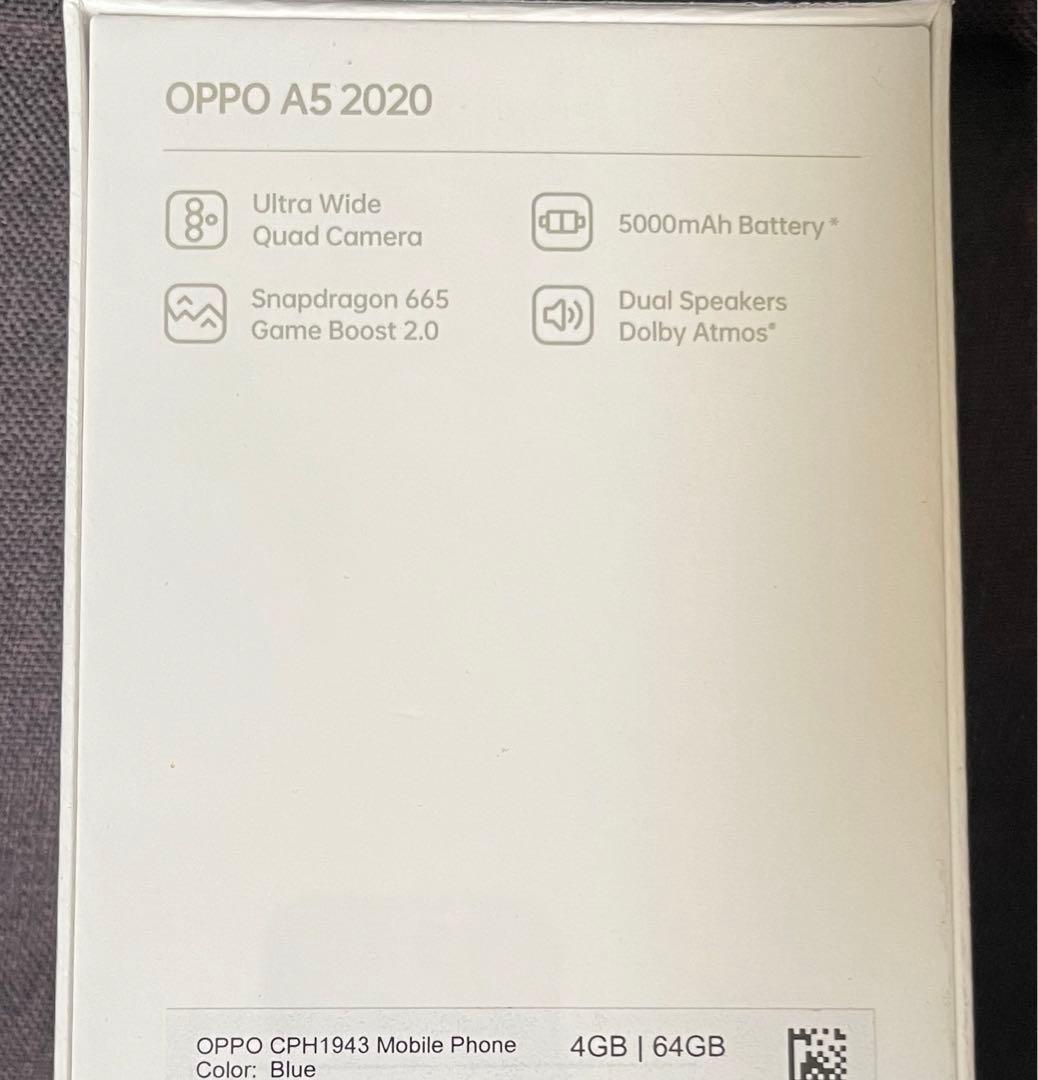 新品　OPPO A5 2020 CPH1943
