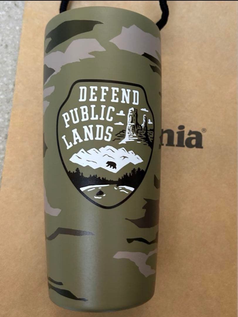 海外限定Patagonia パタゴニア×MiiR カモフラ　タンブラー592ml