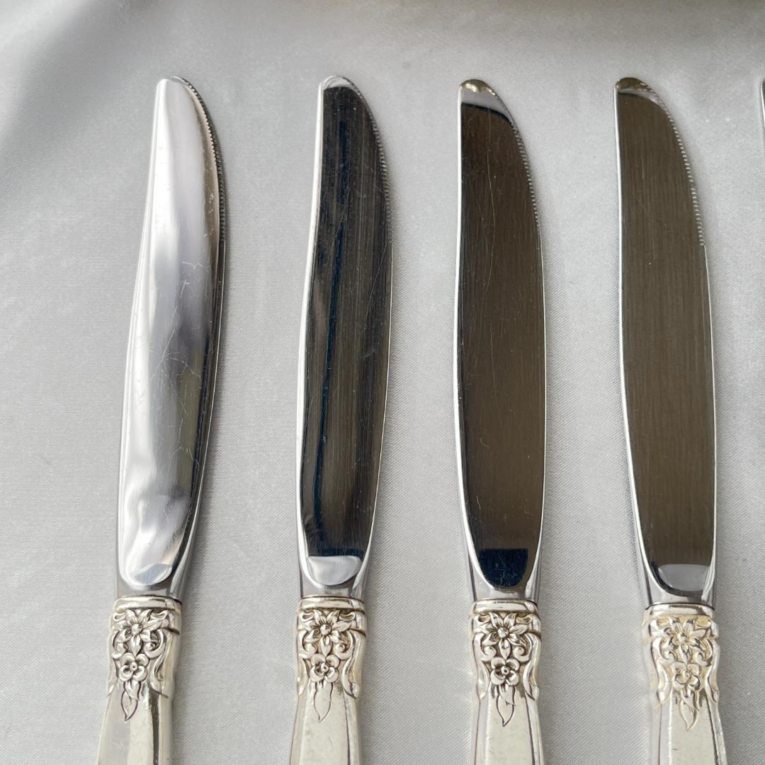 【Rogers Bros】ディナーナイフ 6本 RENAISSANCE 華麗！！