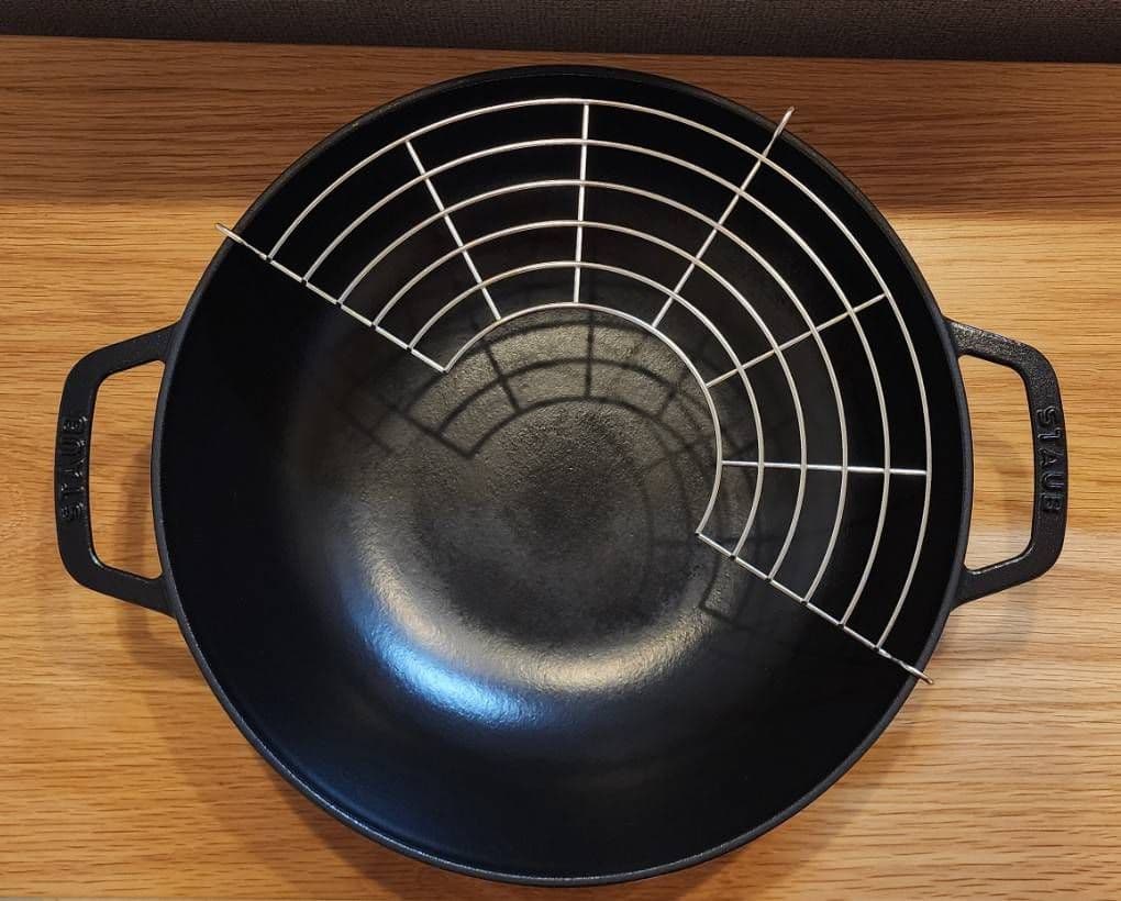 staub マルチパン ブラック 30cm IH対応 箱なし