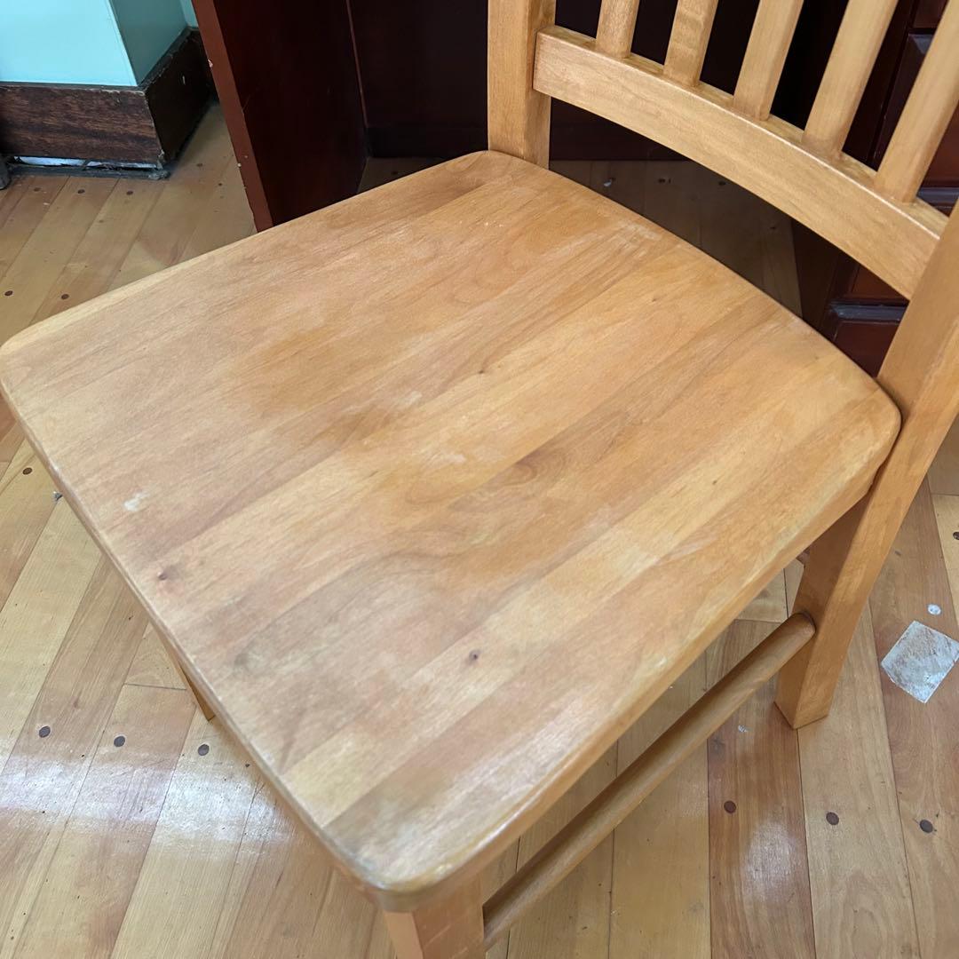 【 アメリカ 製】 パイン 材 椅子 (4脚あり)d