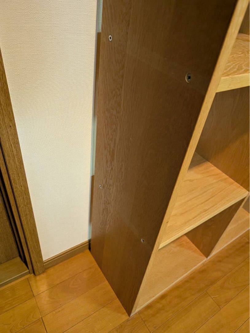 【送料込】無印良品 Muji スタッキングシェルフオーク材 木製棚家具