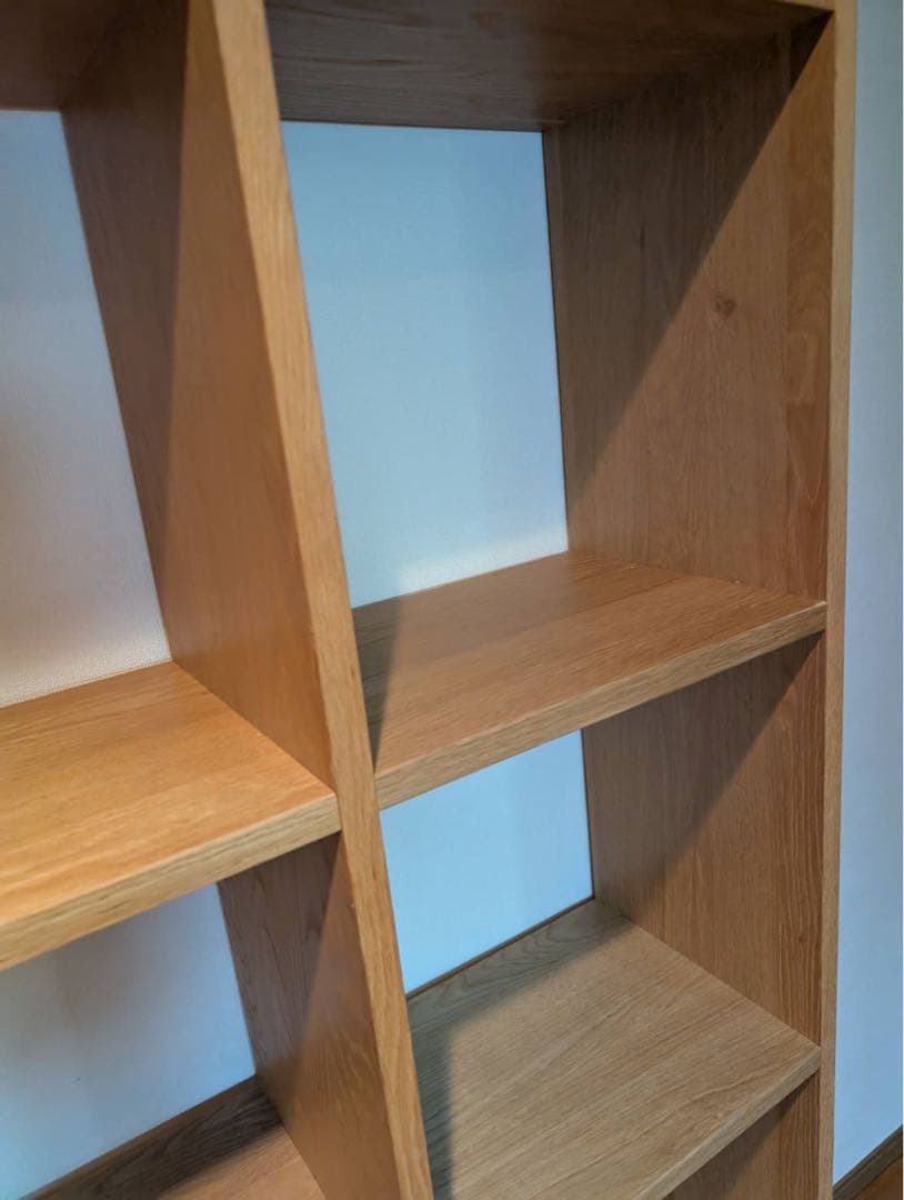 【送料込】無印良品 Muji スタッキングシェルフオーク材 木製棚家具