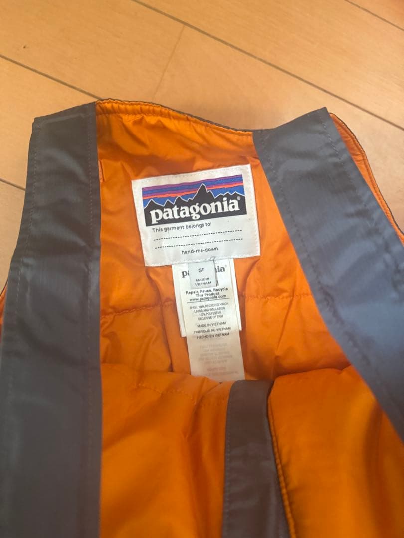Patagonia 子ども用スキーウェア 5T
