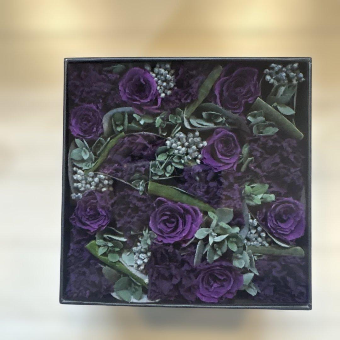 ニコライバーグマン スヌーピーのプリザーブドフラワー・ジャーニーブラック