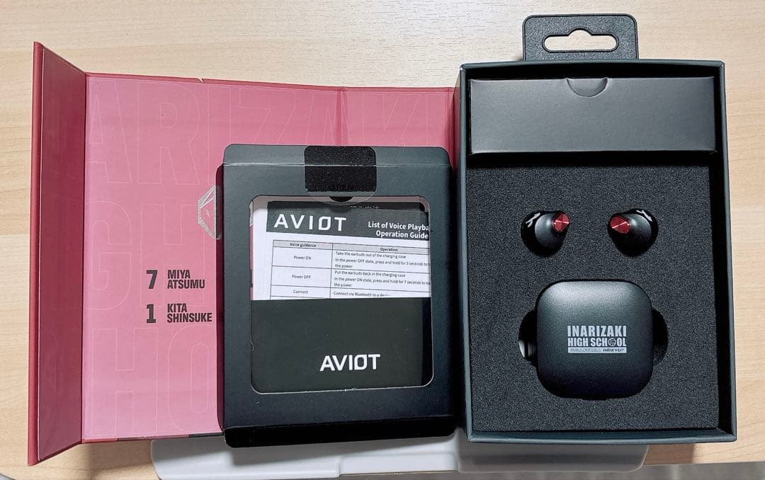 AVIOT x ハイキュー!! TE-Q3-HK4 稲荷崎高校ワイヤレスイヤホン