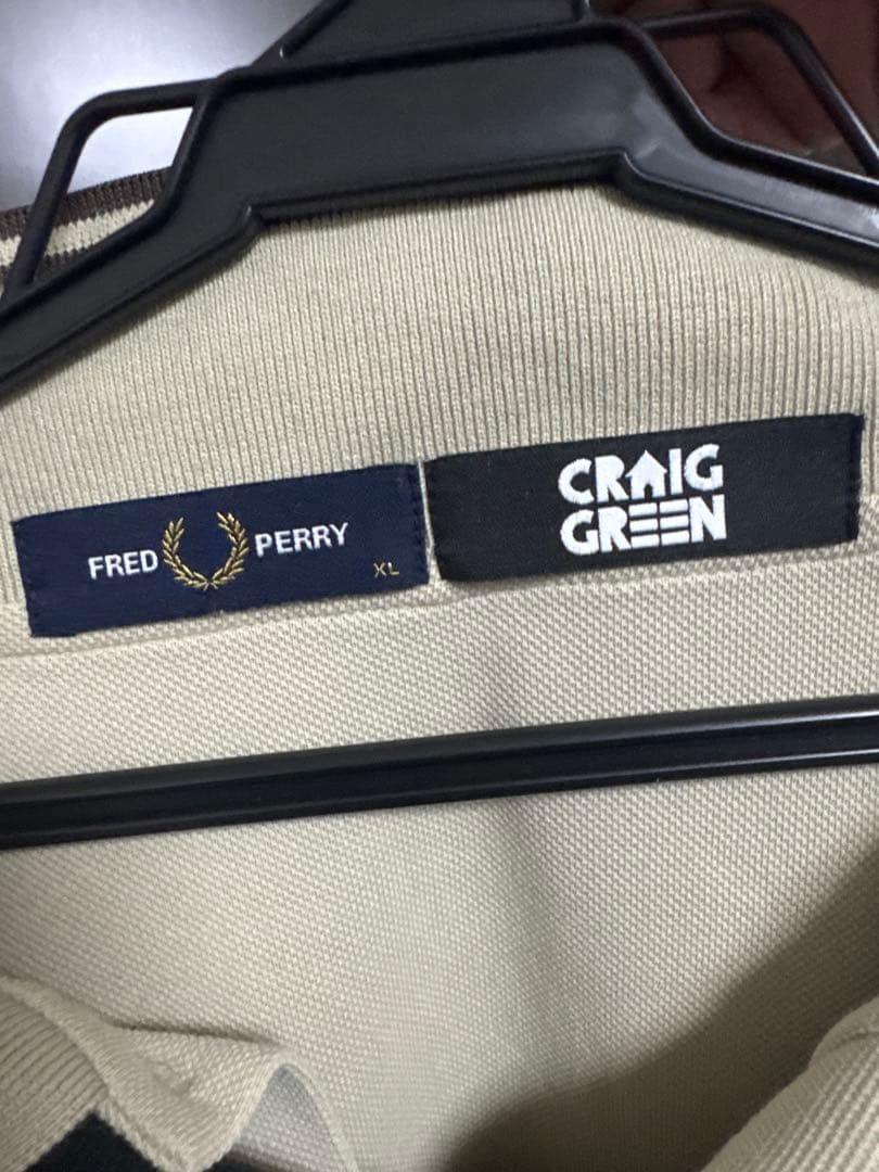 FRED PERRY CRAIG GREEN ポロシャツ XL