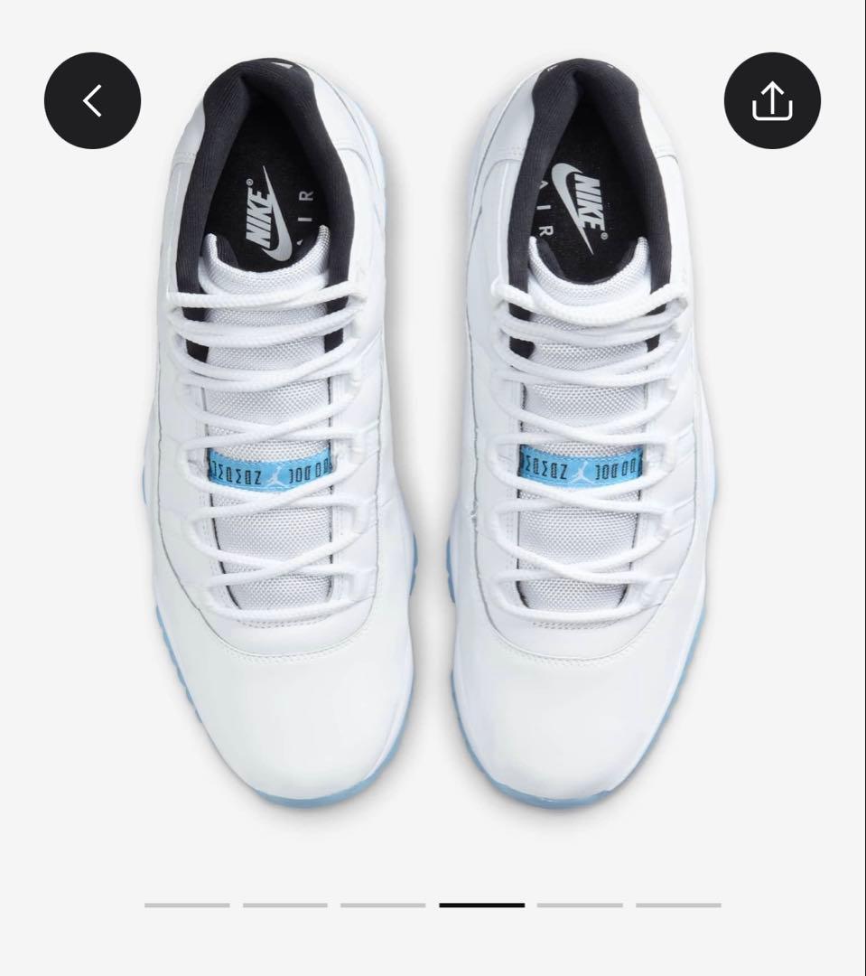 シューズ(男性用) Air Jordan 11 Legend Blue 27.5cm