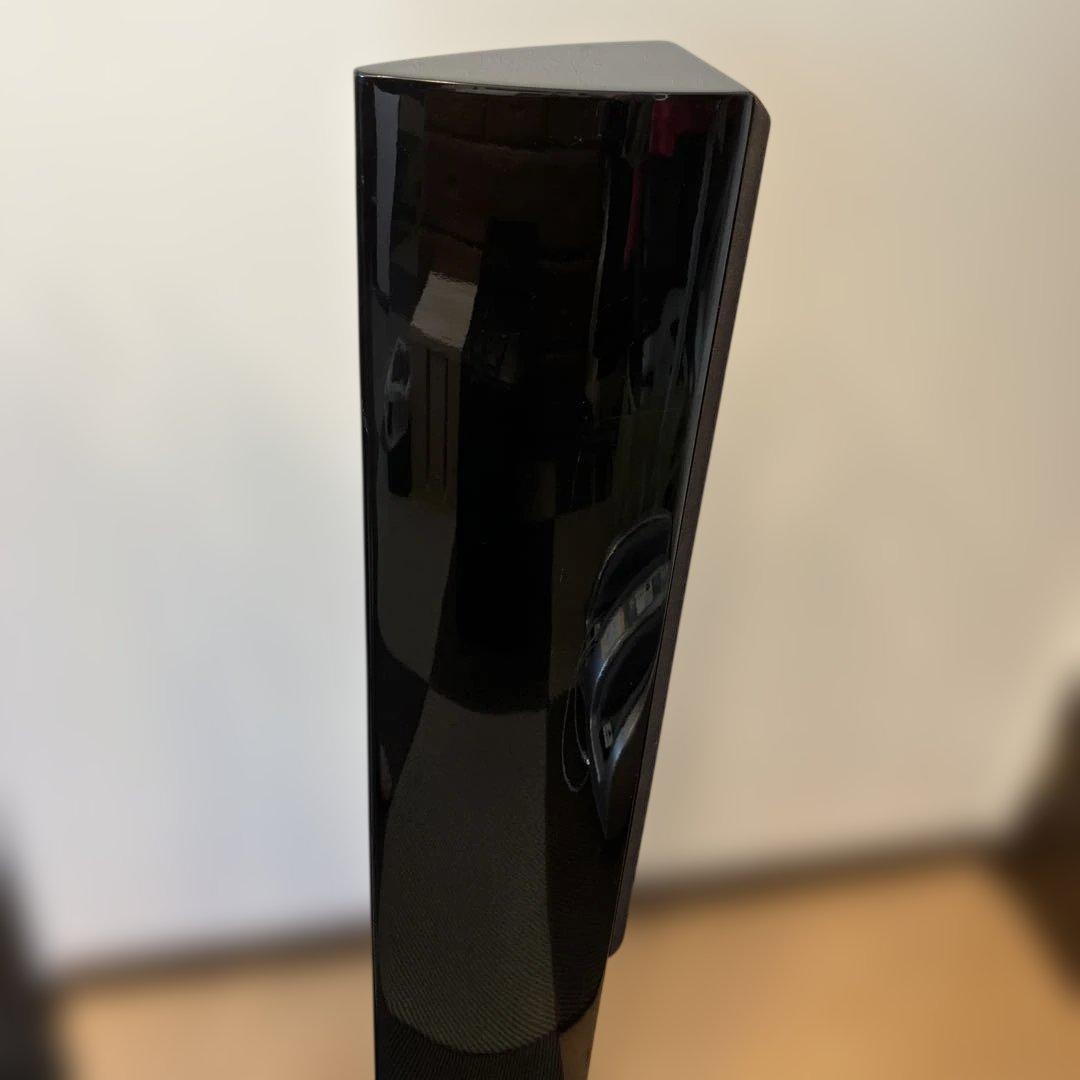 音出し確認済み‼️割と美品‼️DENONトールボーイ・ピアノブラック スピーカーペア