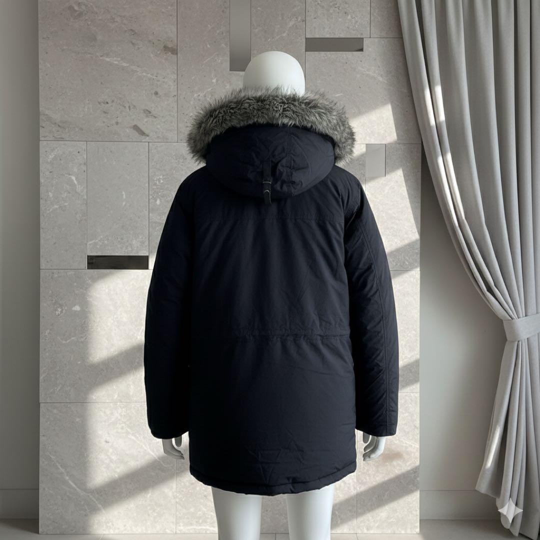 THE NORTH FACE HyVent ダウンジャケットファー 総柄裏地 L