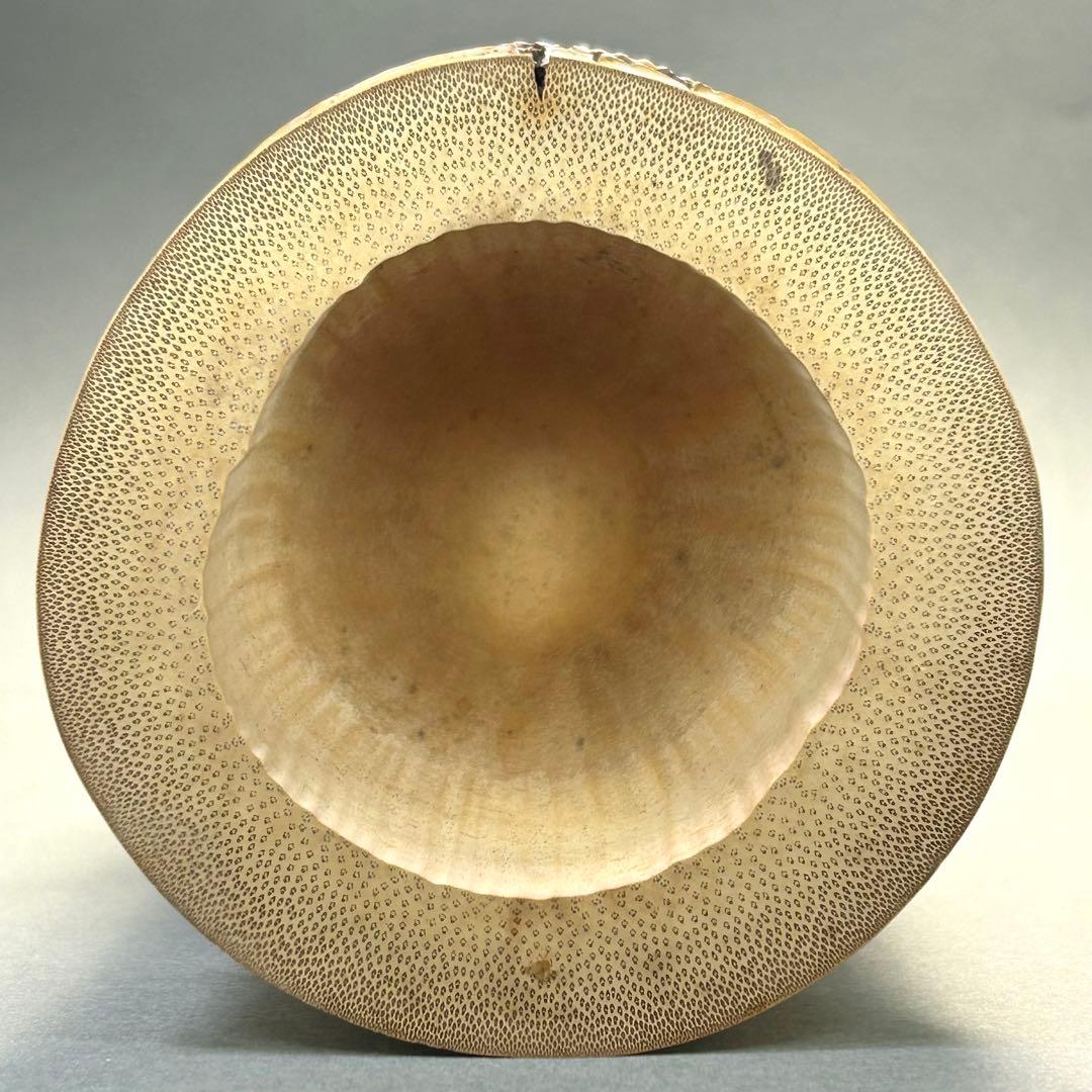 花入　『久田宗也書付　置筒竹花入』　あさきり　尋牛斎　お茶道具　書付箱　工芸品